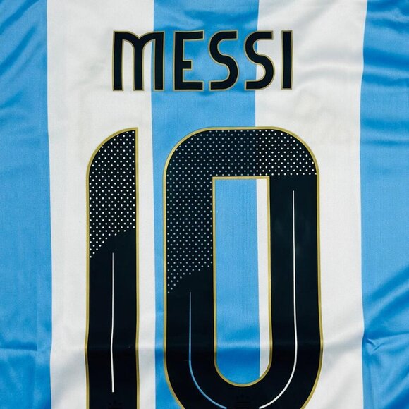 Adidas Copa America 2024 Lionel Messi #10 Argentina Home Jersey All Patches - Picture 7 of 13